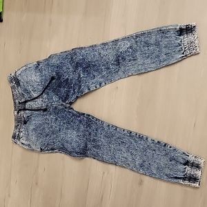 H&M Washed Blue Jean Jogger US Men's Size 32